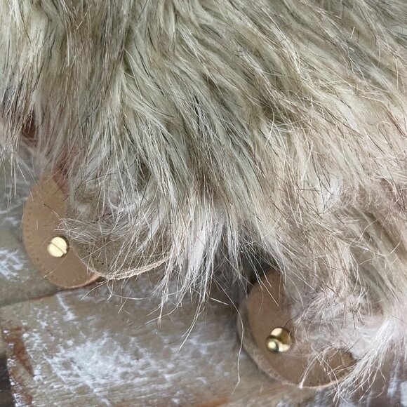 Colin Stuart Removable Faux Fur Ankle Booties Sz 7 1/2 - Picture 13 of 16